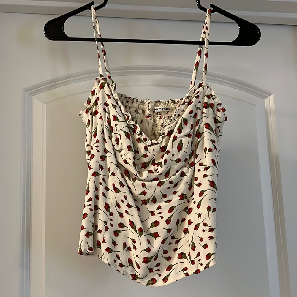 Floral reformation top